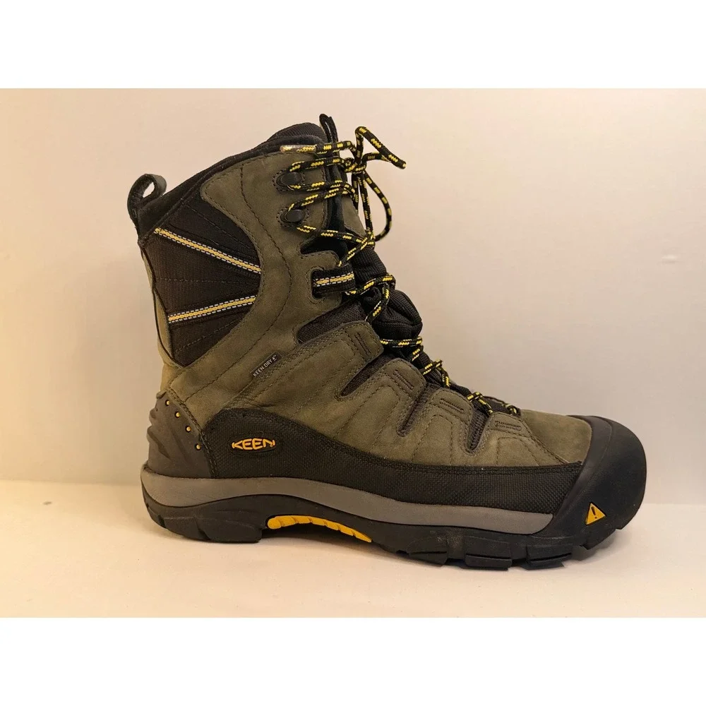 KEEN Gorpcore Shellback Hiking Boots Mens 11.5 Olive Green Waterproof‎ Insulated